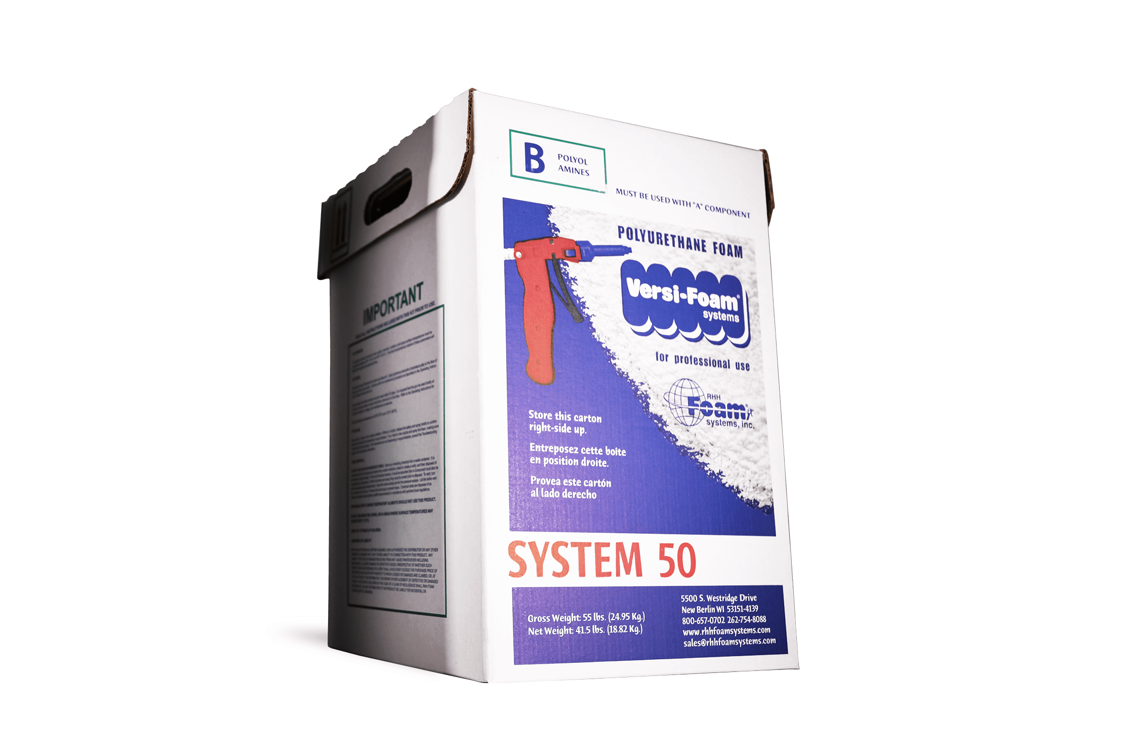 RHH Closed Cell Disposable Foam Kit