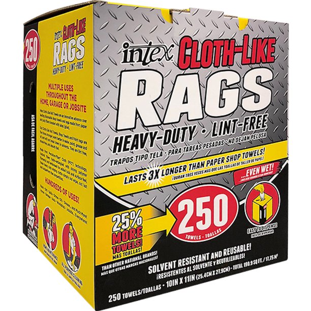 Intex® Cloth-Like Rags, Heavy Duty