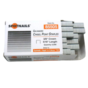 20 GA Pneumatic Fine Wire Staples (3/8" C)