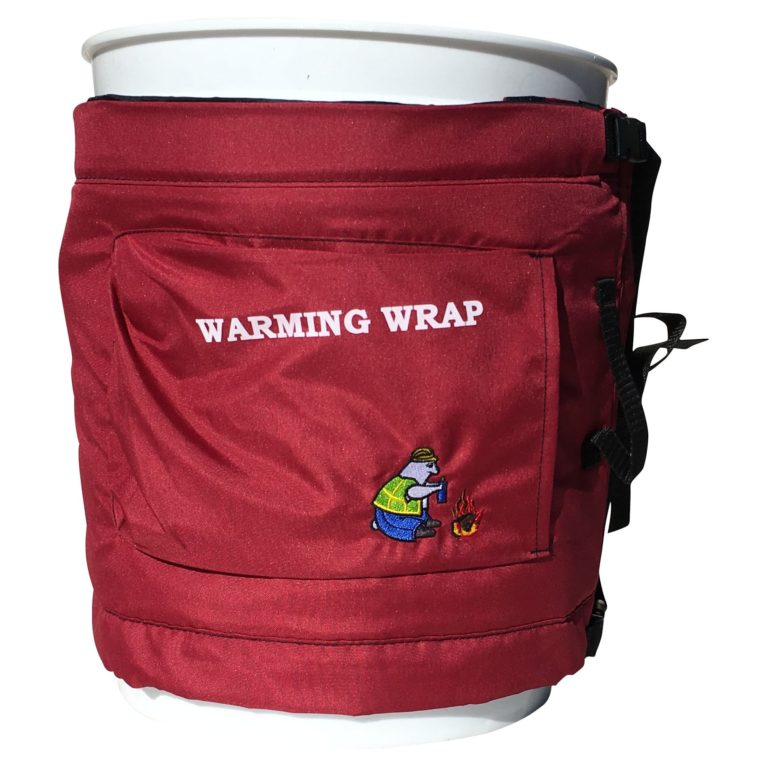 5 Gallon Pail Heated Warming Wrap