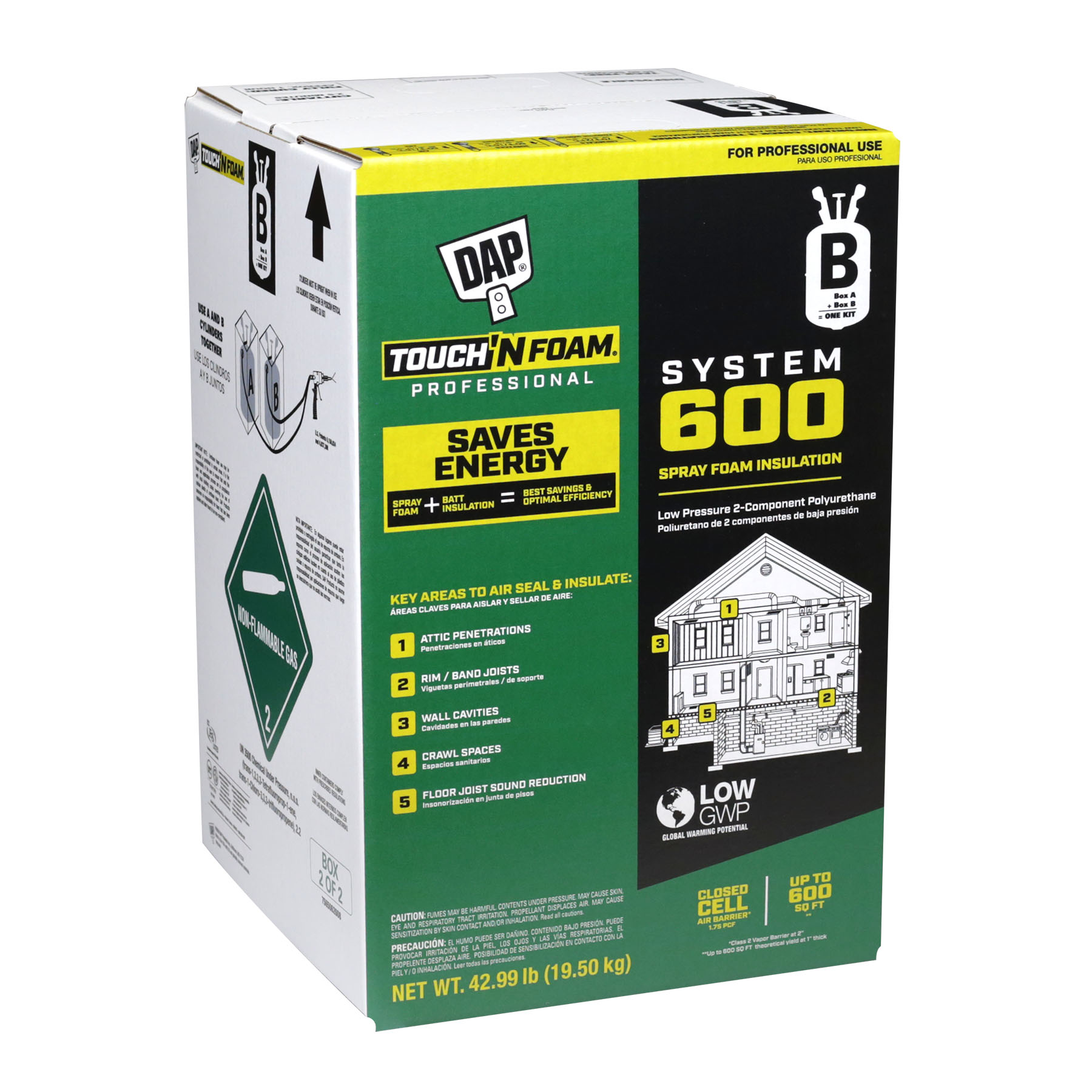 Touch N' Seal Disposable Foam Tanks - CC - 600BF